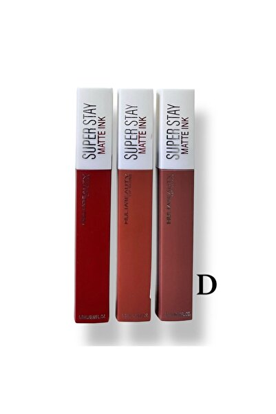 HULIABEAUTY أحمر شفاه ثابت – 3 ألوان | درجة D تألقي بثبات وأناقة لا تُقاوم