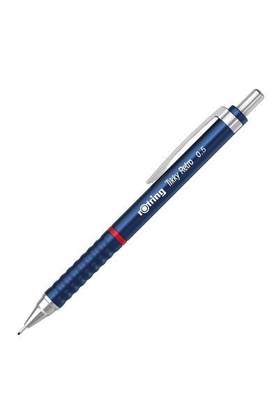 Rotring Tikky Retro 0.5 Blue with Eraser Gift Ro-Rk05-Blue