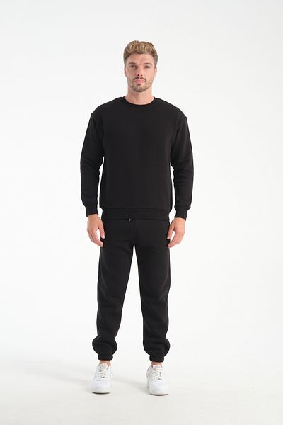 kaphone 10 Men's Pamulu 3 Thread Inside Fleece 0 Collar Tracksuit Set
