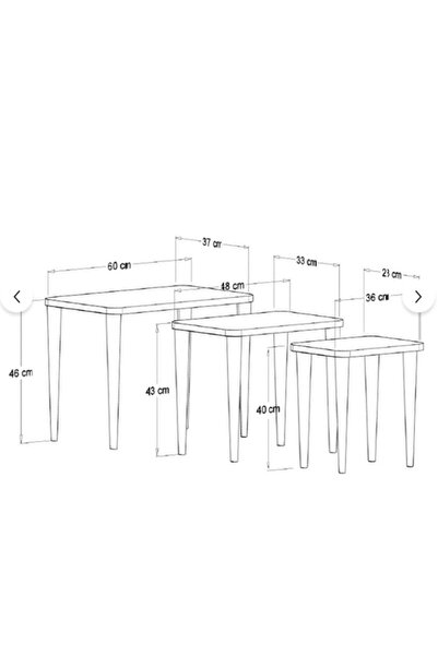 home plus mobilya طقم حمام 3 قطع من خشب الجوز مقاس 18 ملم