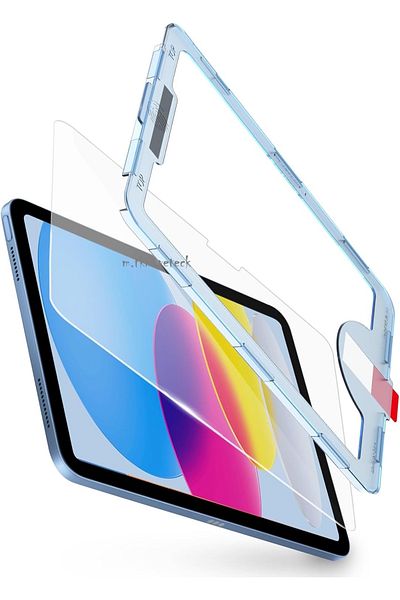 m.tk moveteck iPad 11 A16 2025 10Th Generation 10.9 Full Cover Tempered Screen Protector with Application Apparatus Shatterproof Glass