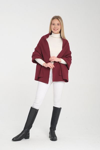 T Crazy T- Crazy Knitwear Solid Color Knitwear Shoulder Shawl, Winter Soft Textured Knitwear Knitted Shoulder Shawl