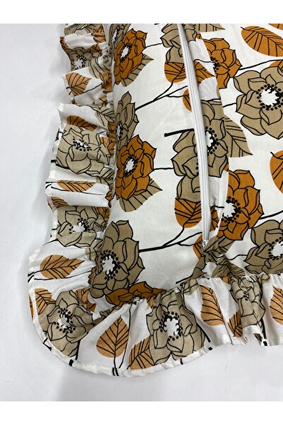 LILYUM Dijital Baskılı Fırfırlı Yastık Kılıfı - 1 Adet