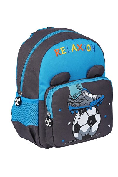 BLACK Relaxion Figured Eared Water Bottle with Pocket and Lined Backpack Suit...