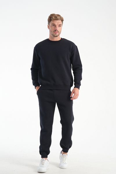 kaphone 10 Men's Pamulu 3 Thread Inside Fleece 0 Collar Tracksuit Set