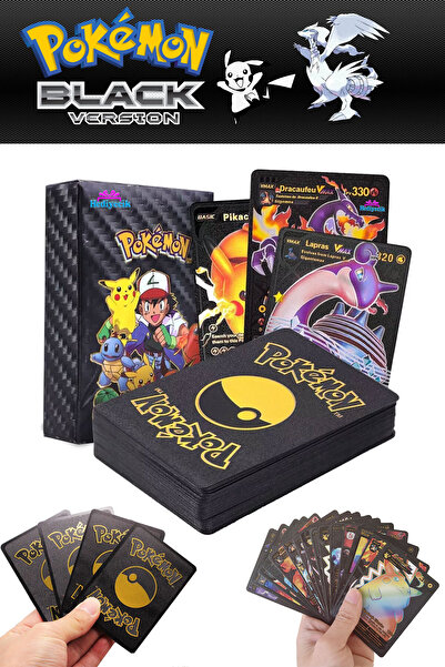 hediyecik بطاقة لعبة بوكيمون بلاك فويل ستارتر Tcg - بطاقات لعبة بوكيمون بلاك ...