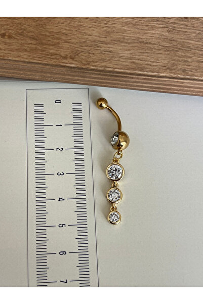 Rupen Kraft 316 L Cerrahi Çelik Standart 10 mm Baget Taşlı Sallantılı Yuvarla...