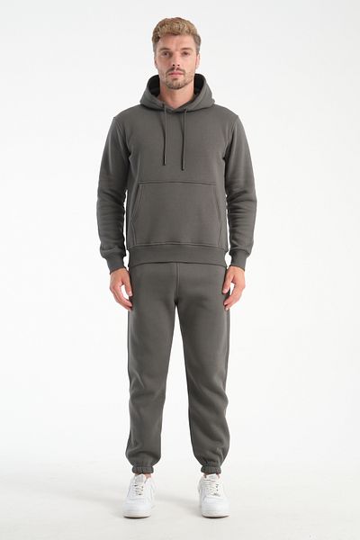 kaphone 10 Men's Pamulu 3 Thread Fleece Hooded Tracksuit Set