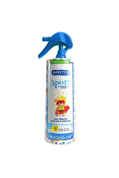 BABYTON Waterproof Sunscreen Spray for Babies and Children 200 ml 50 Spf