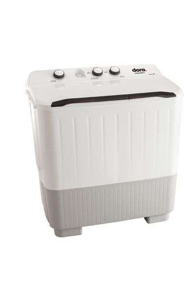 DORA Dora Elegant 9 kg Twin Tub Washing Machine, White DEW900MT11
