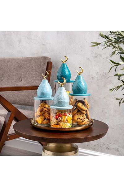 Generic 4-Piece Pot With Round Tray