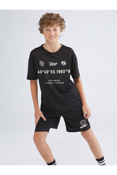 LC Waikiki Özmarka Yeni Sezon Beli Lastikli Erkek Çocuk Taytlı Şort