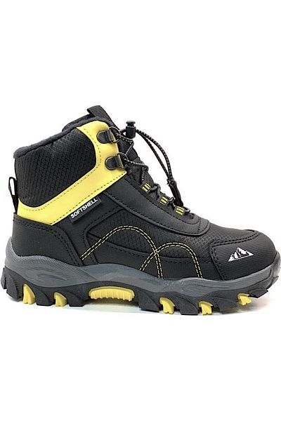 Cool 25C.Alfa Black Elastic Anatomical Boy's Sports Boots