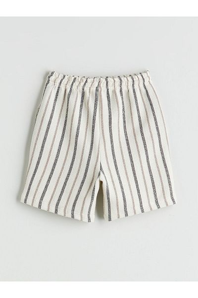 LC Waikiki New Season Elastic Waist Striped Boy's Shorts - S5Ra62Z1