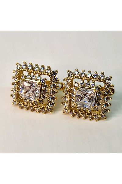 My Bijoux Cercei placati cu aur Katherine