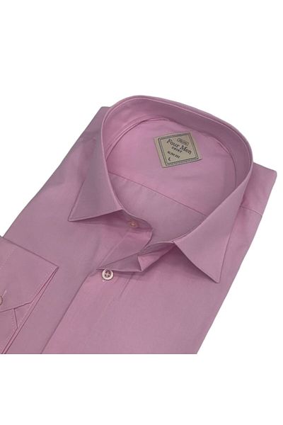 GÖMLEK GALERİSİ Slim Fit Slim Fit Plain Long Sleeve Men's Shirt