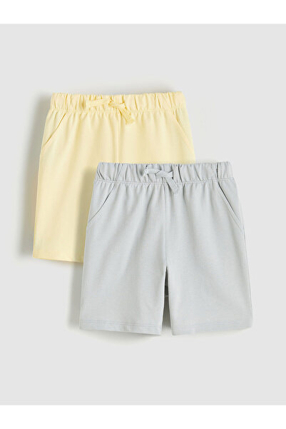 LC Waikiki شورت أساسي للأولاد من Peak New Season بخصر مطاطي، قطعتان