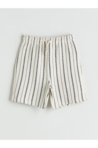 LC Waikiki New Season Elastic Waist Striped Boy's Shorts - S5Ra62Z1