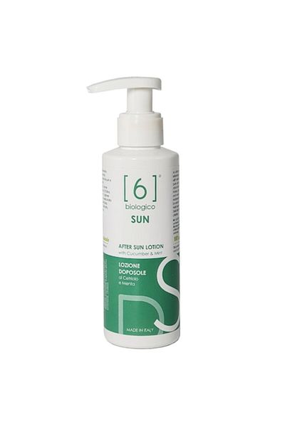 6biologico After-sun body lotion 200ml – soothing with cucumber, 24h hydration, vegan & 100%