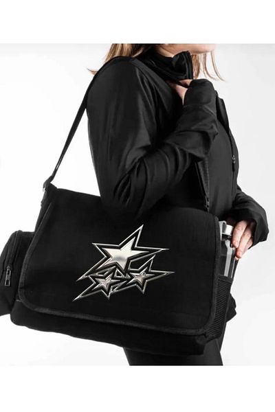 DENOKMODA Three Star 3D Special Design Printed Computer, Postman and School Bag
