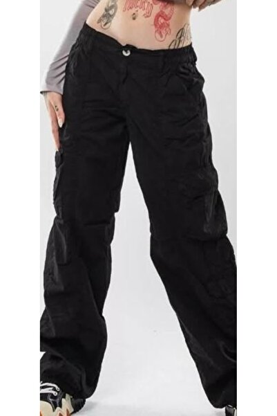 hazal giyim Keten Kargo Cep Pantolon