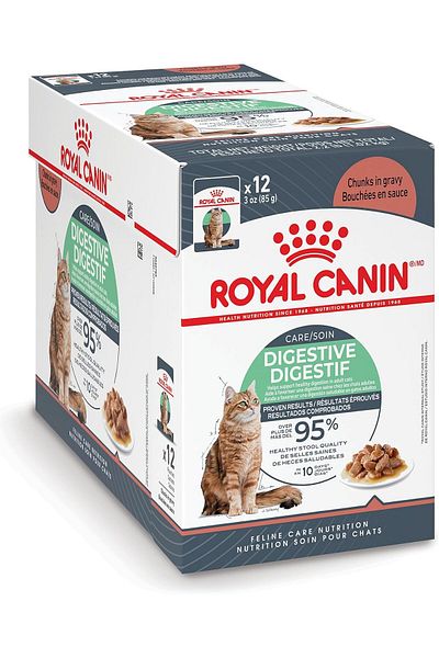 Royal Canin Digestive In Gravy Wet Food for Cats with Digestive Problems 12*85g