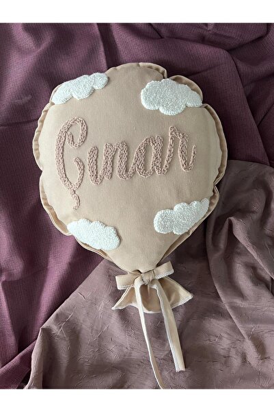 punch passion Bebek takı yastığı, punch nakışlı BALON YASTIK isme özel bebek ...