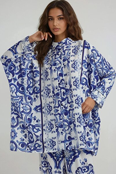 Hiccup Floral Patterned Modest Suit