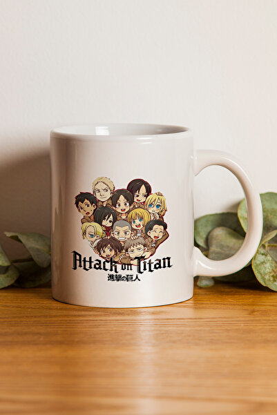 gavebutik Attack on Titan Printed Gift Ceramic Mug Cup Machine Washable