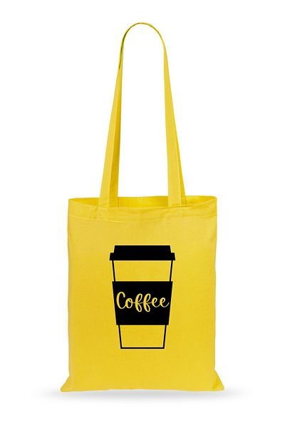 Boomer Cotton bag, "Coffe" glitter