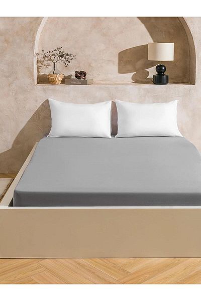 LC Waikiki Lcw Home Cotton Double Fitted Sheet (W5)