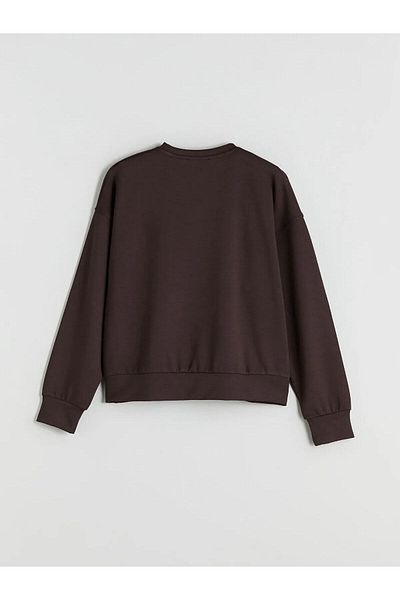LC Waikiki Xside Crew Neck Oversize Women's Thick Sweatshirt (W5)