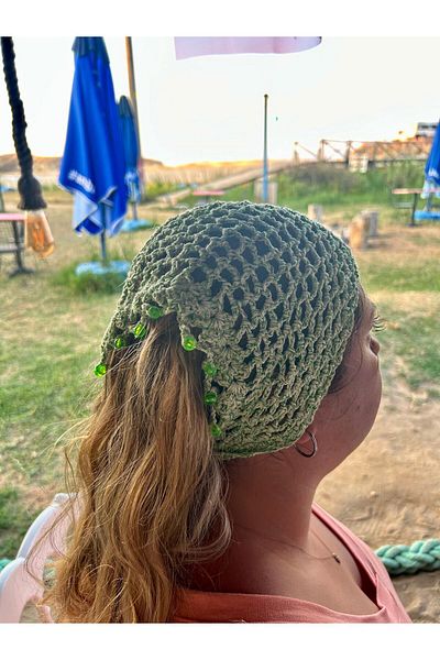 Mavi Masal Women's Knitted Bandana Bohemian