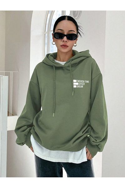 Hunors Sportswear & Company Unisex Dream Effect Printed Hooded Sweatshirt