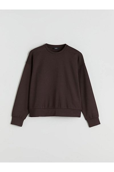 LC Waikiki Xside Crew Neck Oversize Women's Thick Sweatshirt (W5)