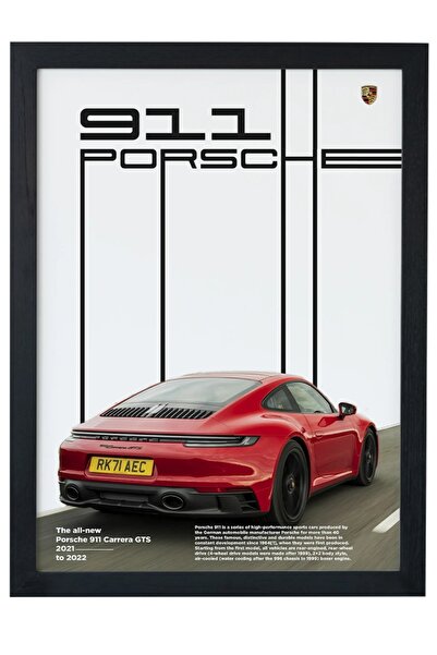 gxe.art Porsche 911 Carrera GTS |   Design special |   Poster de pictură cu r...