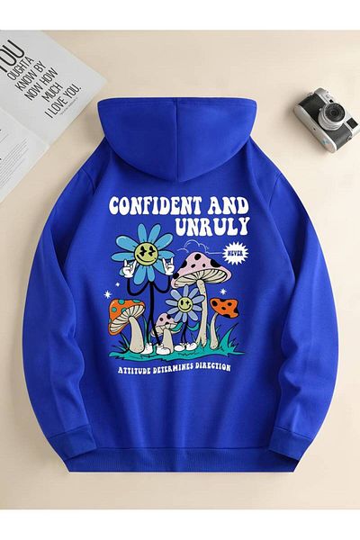 Hunors Sportswear & Company Printed Hooded Sweatshirt
