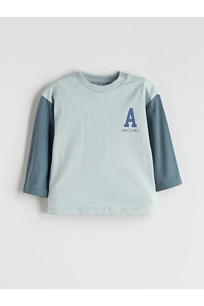 LC Waikiki Lcw Baby Crew Neck Baby Boy T-Shirt and Pants 2-Piece (W5)