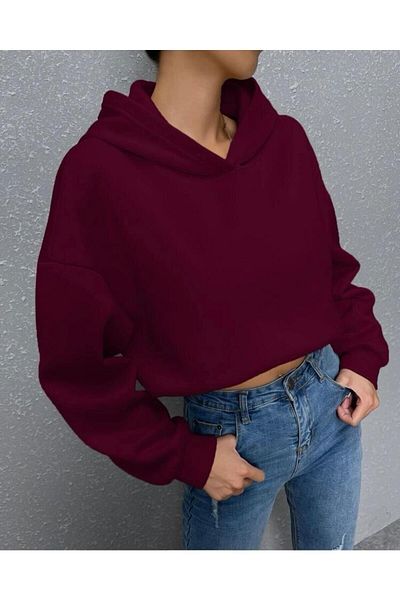 Hunors Sportswear & Company NOTHING BACK PRINT HOODED OVERSIZE SWEATSHIRT