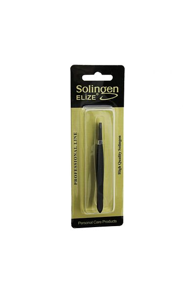 ALFA AKSESUAR 03 Black Fine Tip Tweezers