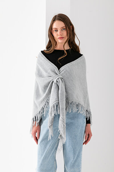 Wega Moda Glitter Tassel Triangle Shawl, Women's Shoulder Shawl, Soft and Fashionable Texture, Women's Triangle Shoulder Shawl.