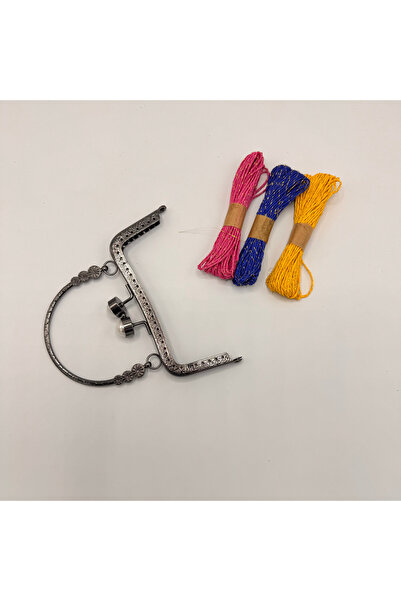 Aynalı Κλιπ πορτοφολιού με χωνευτό πέρλα μαύρο