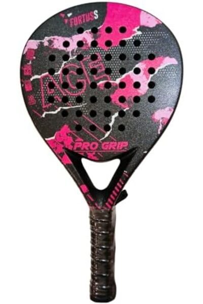 FORTUSS Padel Tennis Racket - Full Carbon Fiber - Mat Max Grit Surface Technology with Light EVA Mem