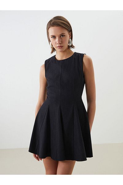 LC Waikiki Flared Mini Jean Dress