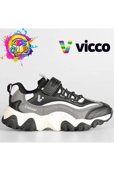 Vicco Pote D-Lites Orthopedic Children's Sports Shoes Black