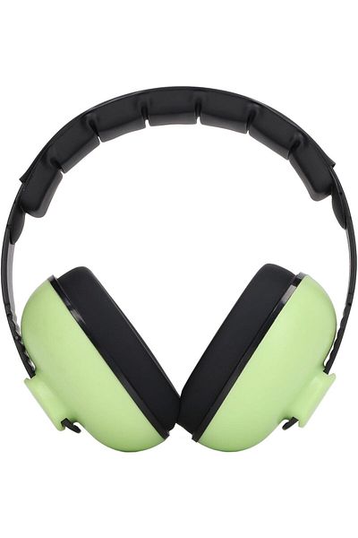 WePro Store Earmuffs for Babies 3–48 Months, Adjustable, 25dB Noise Canceling, Hearing Protection, Green