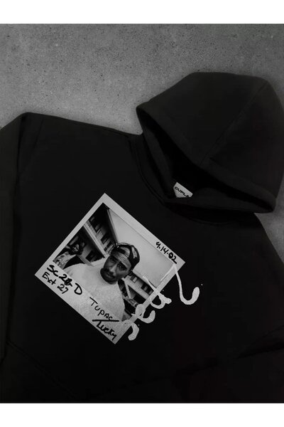Hunors Sportswear & Company Unisex 2Pac Sweatshirt Black