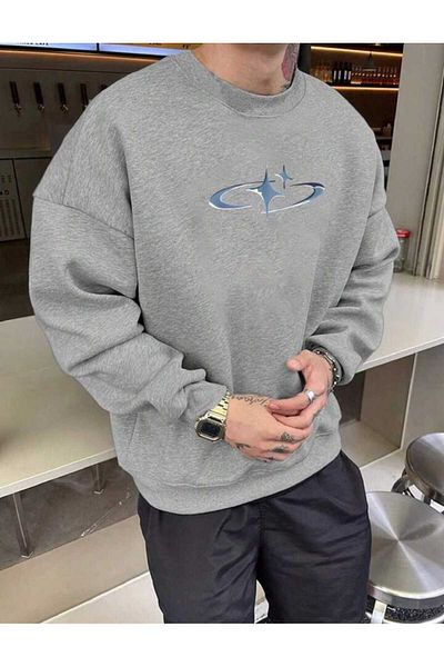 Hunors Sportswear & Company PRINTED UNISEX OVERSIZE SWEATSHIRT