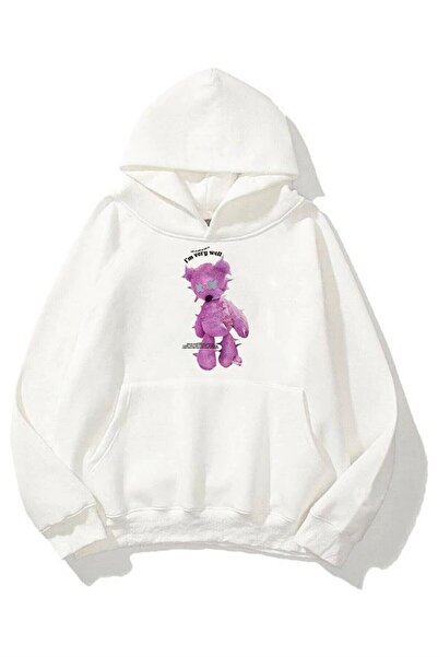 PERISENSE Hanorac unisex İm Very Vell Hanorac alb