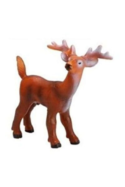 MASHASHOP Figurina Caprioara, realist, maro/multicolor, 17 cm